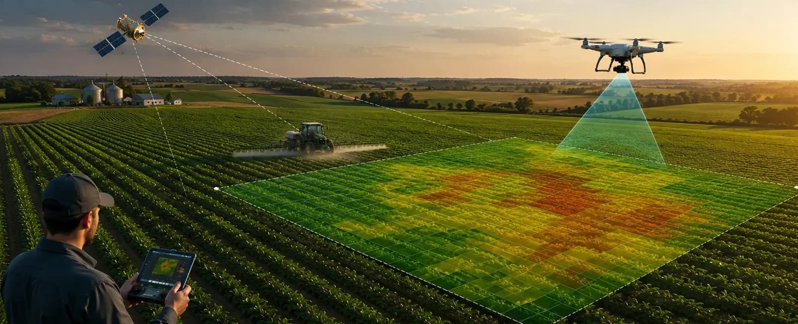 Precision agriculture field